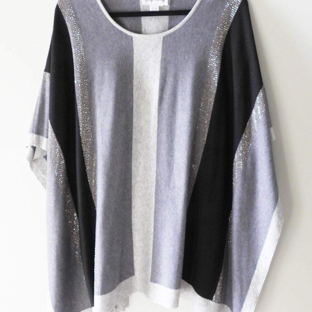 Joseph Ribkoff Poncho Tunic - Picture 6 of 6